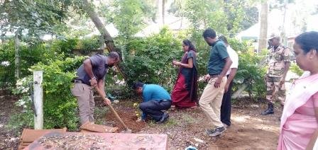 Tree planting program implemented in the office premises